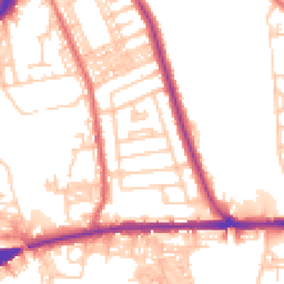 Daytime road noise heatmap for BL2 2TD
