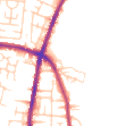 Daytime road noise heatmap for BL2 3AB