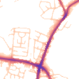 Daytime road noise heatmap for BL2 3AR