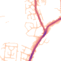 Daytime road noise heatmap for BL2 3BS