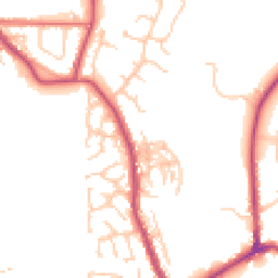Daytime road noise heatmap for BL2 3EB