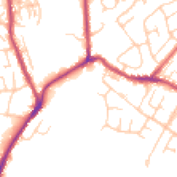 Daytime road noise heatmap for BL2 3EU