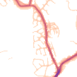 Daytime road noise heatmap for BL2 3FX