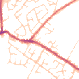 Daytime road noise heatmap for BL2 3HT