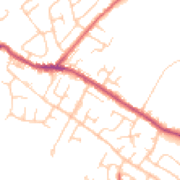 Daytime road noise heatmap for BL2 3JP