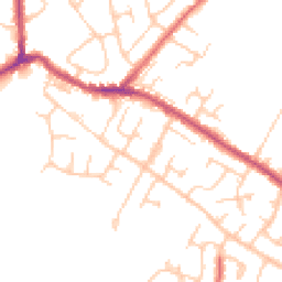 Daytime road noise heatmap for BL2 3JY