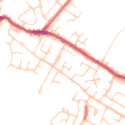 Daytime road noise heatmap for BL2 3PF