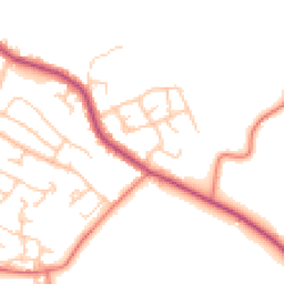 Daytime road noise heatmap for BL2 3PP