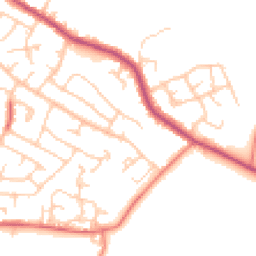 Daytime road noise heatmap for BL2 3PX