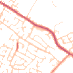 Daytime road noise heatmap for BL2 3QJ