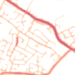 Daytime road noise heatmap for BL2 3QQ