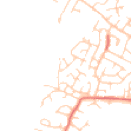 Daytime road noise heatmap for BL2 3QT