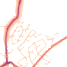 Daytime road noise heatmap for BL2 4AD