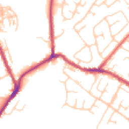 Daytime road noise heatmap for BL2 4BD