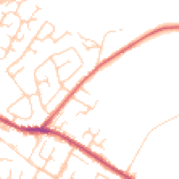 Daytime road noise heatmap for BL2 4DB