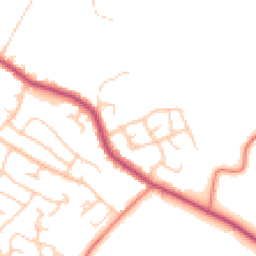 Daytime road noise heatmap for BL2 4EL