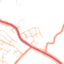 Daytime road noise heatmap for BL2 4ER
