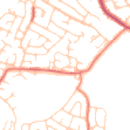 Daytime road noise heatmap for BL2 4HH
