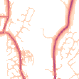 Daytime road noise heatmap for BL2 4NR