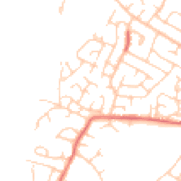 Daytime road noise heatmap for BL2 4NU