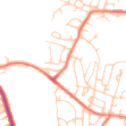 Daytime road noise heatmap for BL2 5BT