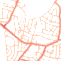 Daytime road noise heatmap for BL2 5DP