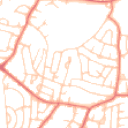 Daytime road noise heatmap for BL2 5EN