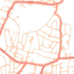 Daytime road noise heatmap for BL2 5ER
