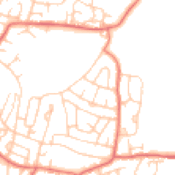 Daytime road noise heatmap for BL2 5JQ