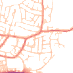 Daytime road noise heatmap for BL2 5LT