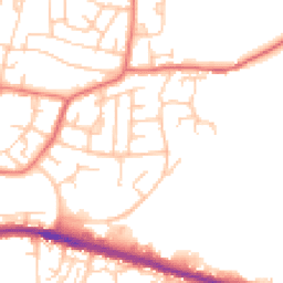 Daytime road noise heatmap for BL2 5LY