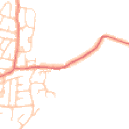 Daytime road noise heatmap for BL2 5PJ
