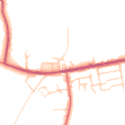Daytime road noise heatmap for BL2 5PZ