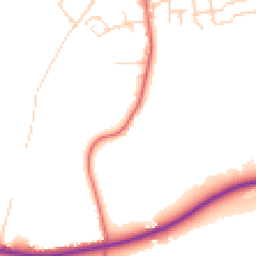 Daytime road noise heatmap for BL2 5QR