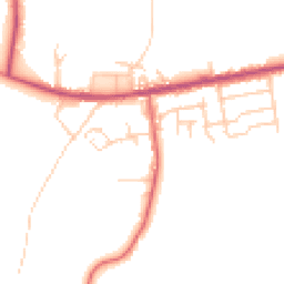 Daytime road noise heatmap for BL2 5QX