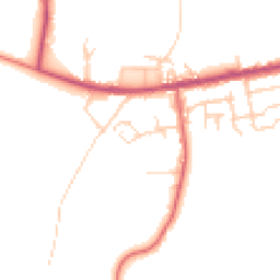 Daytime road noise heatmap for BL2 5QY