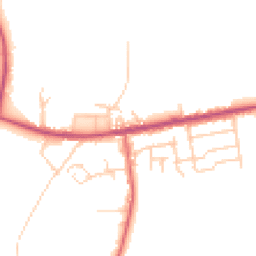 Daytime road noise heatmap for BL2 5RA