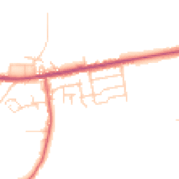 Daytime road noise heatmap for BL2 5RR