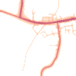 Daytime road noise heatmap for BL2 5SA