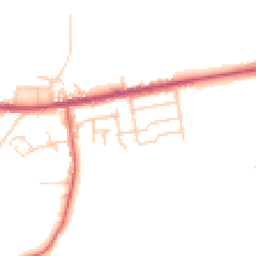 Daytime road noise heatmap for BL2 5SP