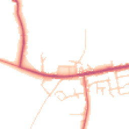 Daytime road noise heatmap for BL2 5SQ