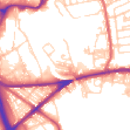 Daytime road noise heatmap for BL2 6AE