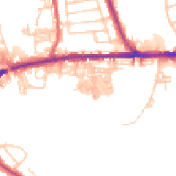 Daytime road noise heatmap for BL2 6BJ