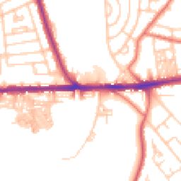 Daytime road noise heatmap for BL2 6DS