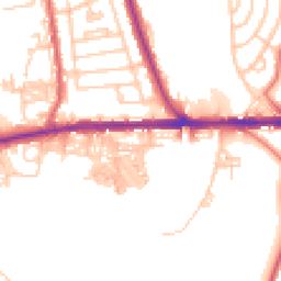 Daytime road noise heatmap for BL2 6GA