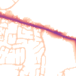 Daytime road noise heatmap for BL2 6LF