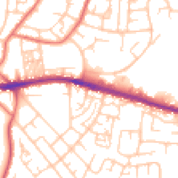 Daytime road noise heatmap for BL2 6PA