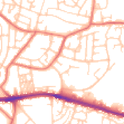 Daytime road noise heatmap for BL2 6PL