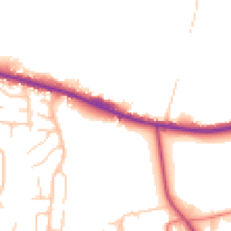 Daytime road noise heatmap for BL2 6QB