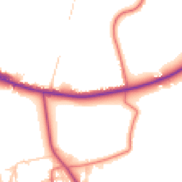 Daytime road noise heatmap for BL2 6QQ